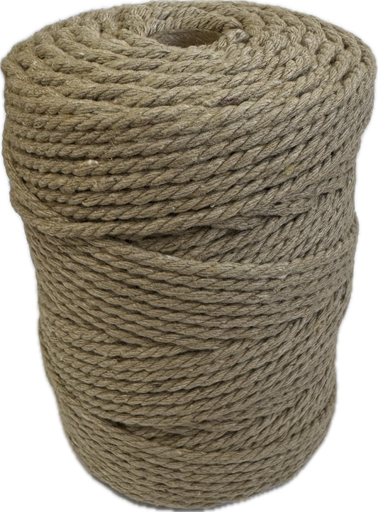 Macrame Cord Twisted - 304 2mm Biscuit 250g