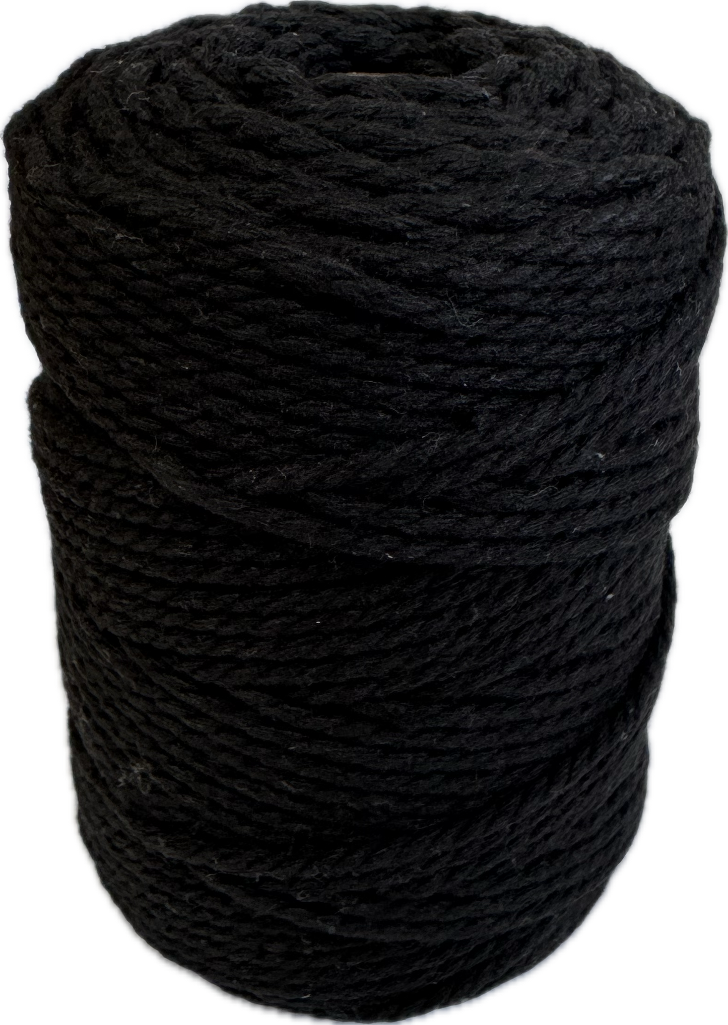 Macrame Cord Twisted - 304 2mm Black 250g