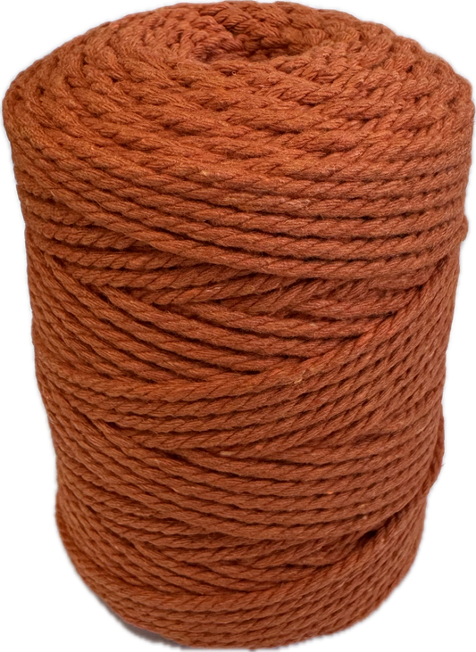 Macrame Cord Twisted - 304 2mm Orange 250g