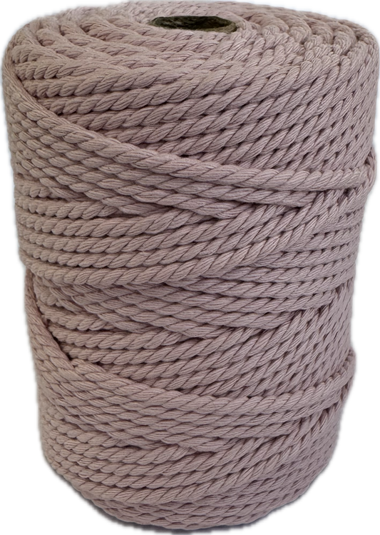 Premium Macrame Cord - 306 3mm Blush Pink 250g - 100% Cotton