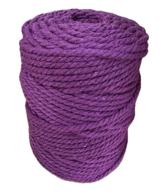 Macrame Cord Twisted - 306 3mm Magenta 250g