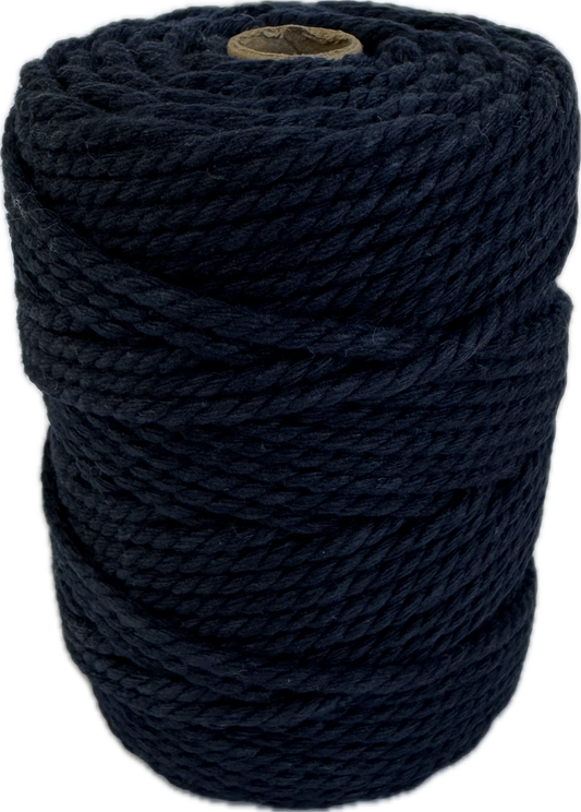 Premium Macrame Cord - 306 3mm Navy 250g - 100% Cotton