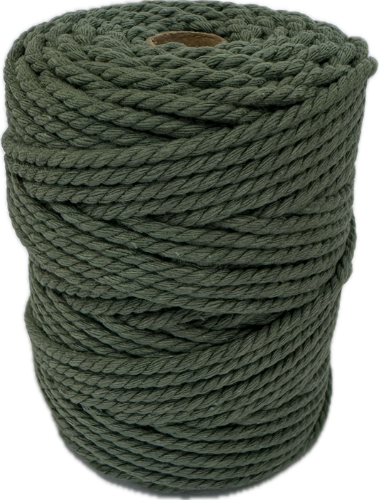 Premium Macrame Cord - 306 3mm Sage Green 250g - 100% Cotton