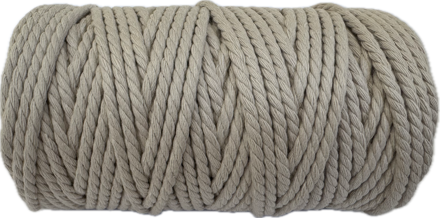 Premium Macrame Cord - 309 4mm Beige 500g - 100% Cotton