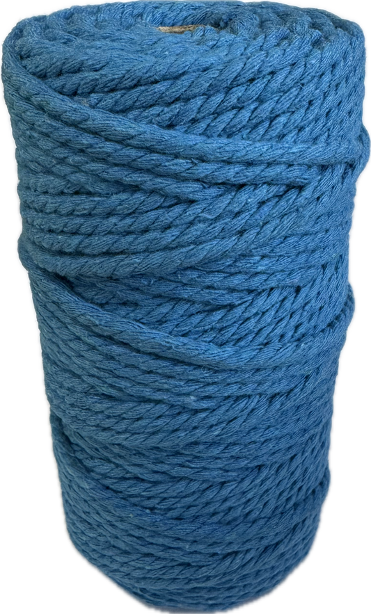 Macrame Cord Twisted - 309 5mm Fizory Blue 500g