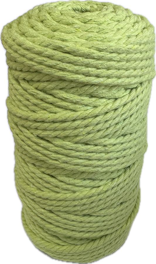 Macrame Cord Twisted - 309 5mm Light Apple Green 500g
