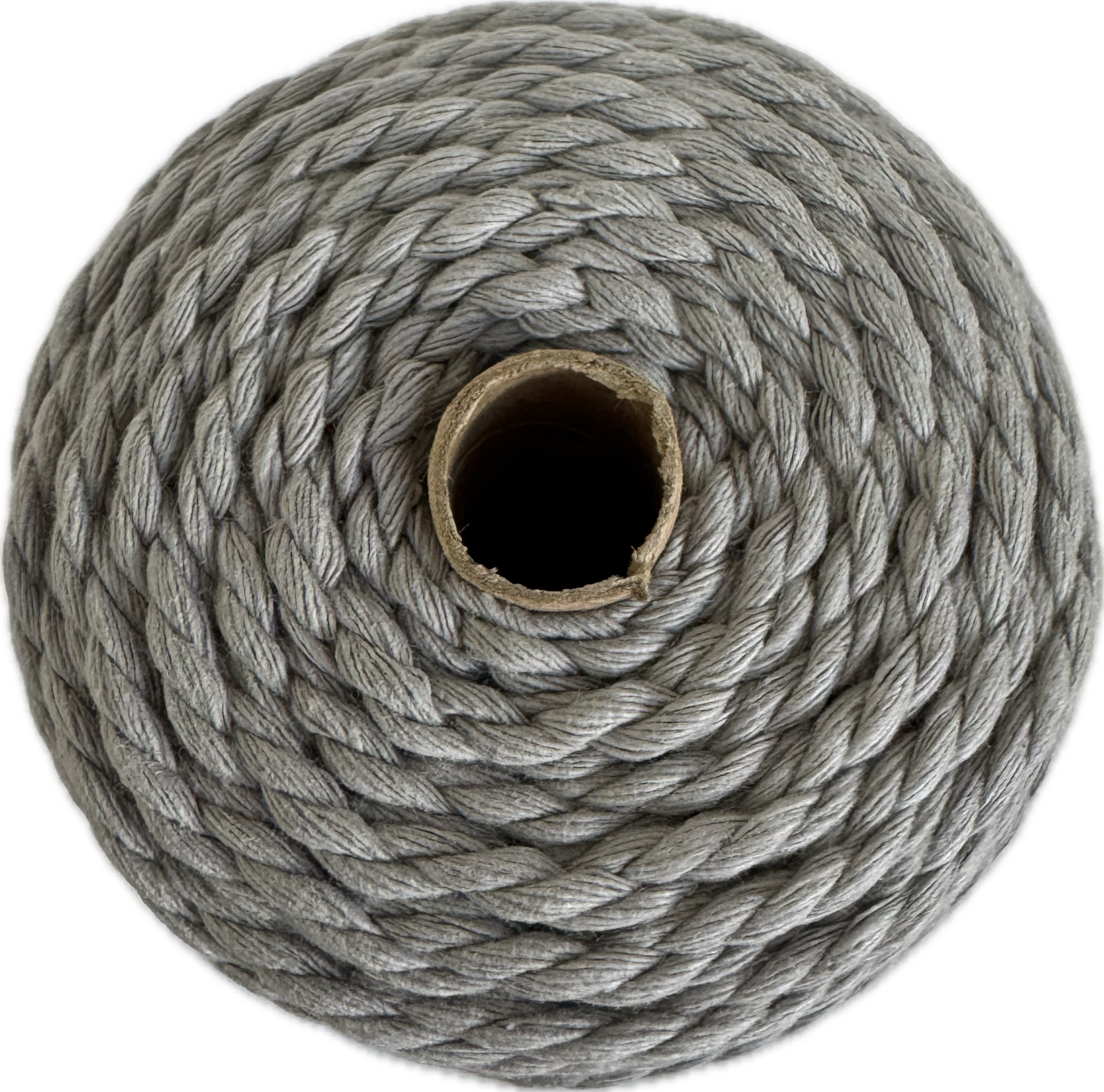 Premium Macrame Cord - 309 4mm Light Grey 500g - 100% Cotton