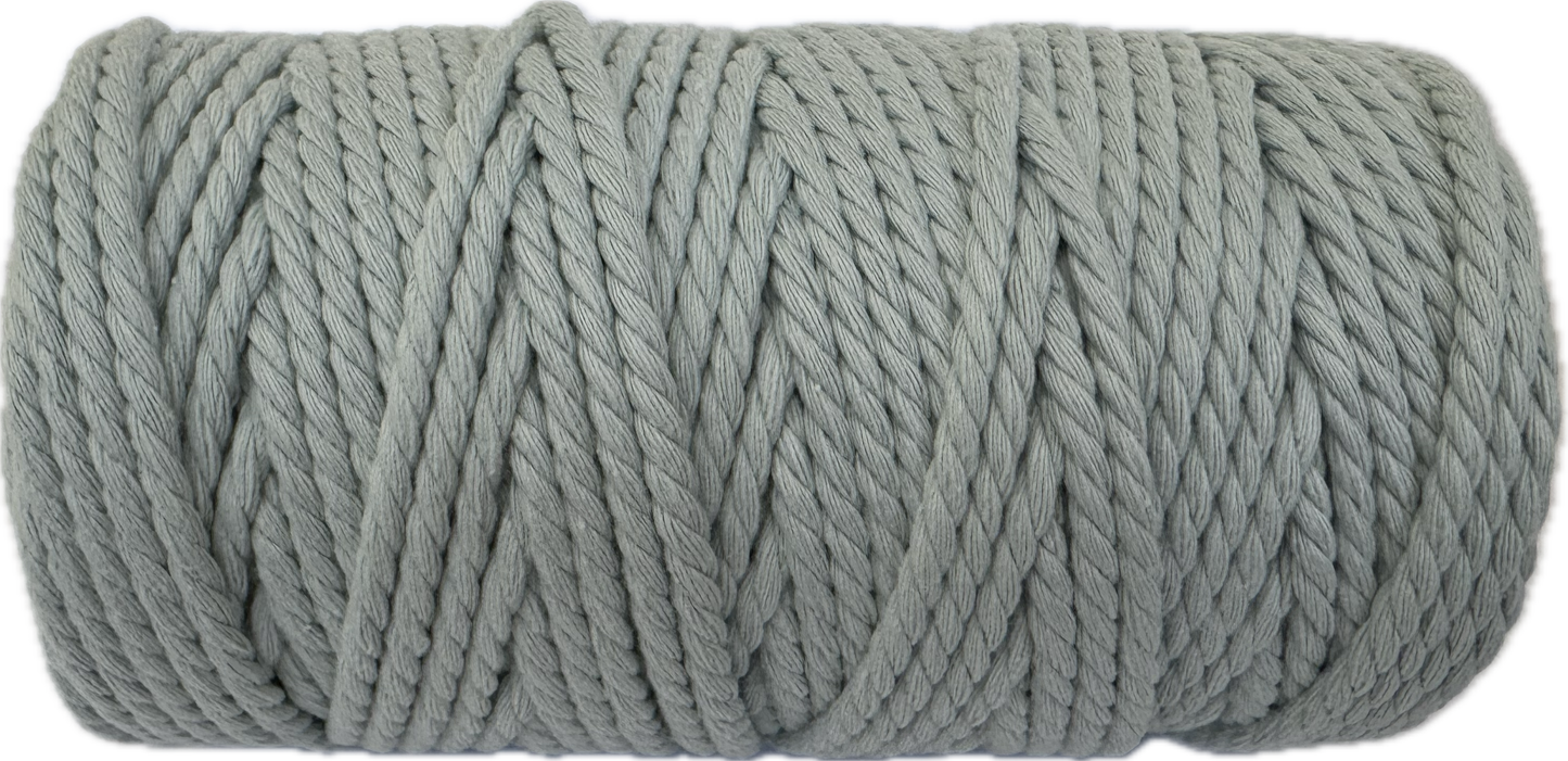 Premium Macrame Cord - 309 4mm Pale Blue 500g - 100% Cotton