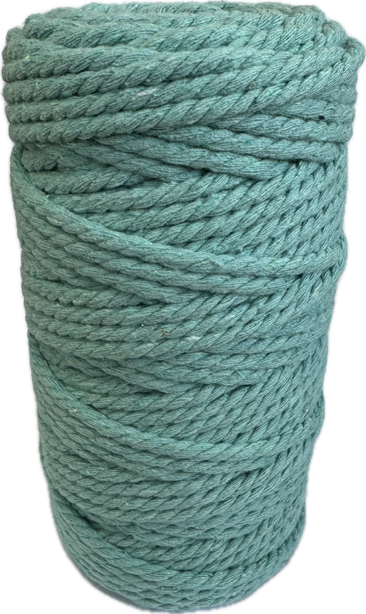 Macrame Cord Twisted - 309 5mm Water Blue 500g