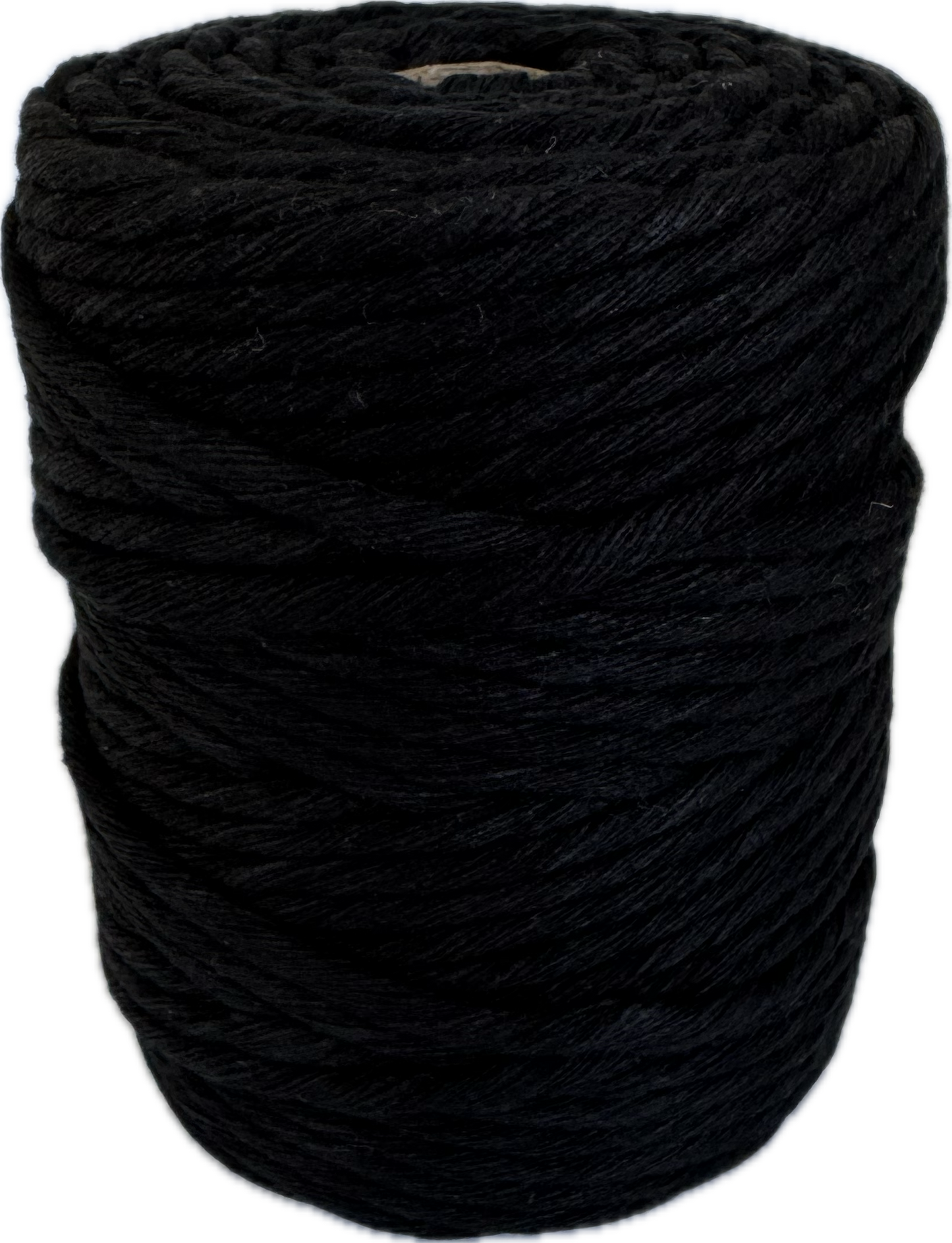 Premium Macrame Cord - 3mm Single Twist Black 250g - 100% Cotton