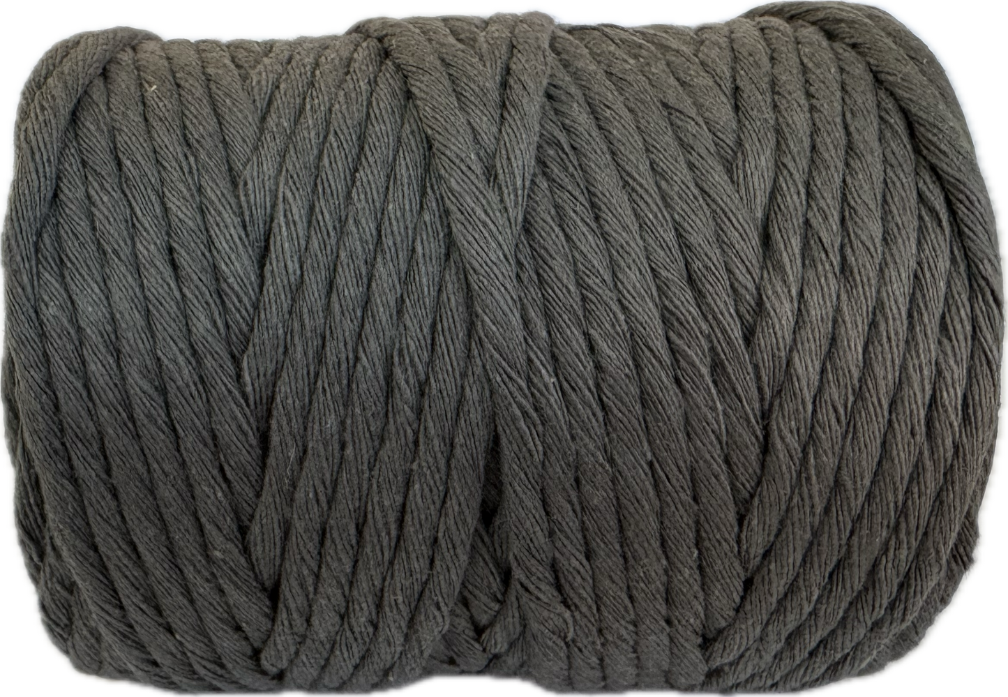 Premium Macrame Cord - 3mm Single Twist Dark Grey 250g - 100% Cotton