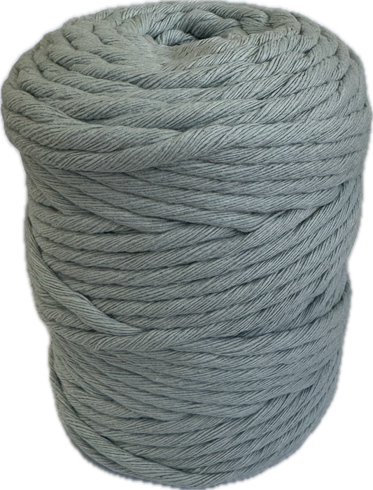 Premium Macrame Cord - 3mm Single Twist Pale Blue 250g - 100% Cotton