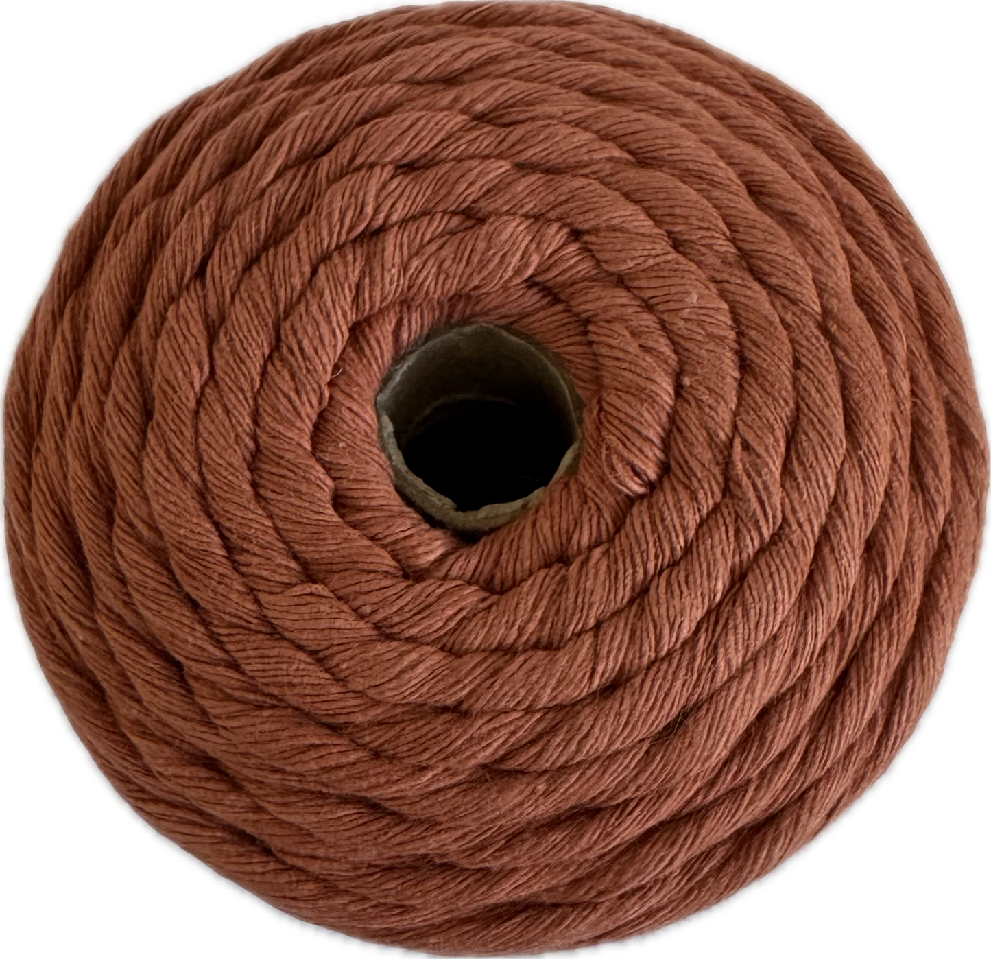 Premium Macrame Cord - 3mm Single Twist Terracotta 250g - 100% Cotton