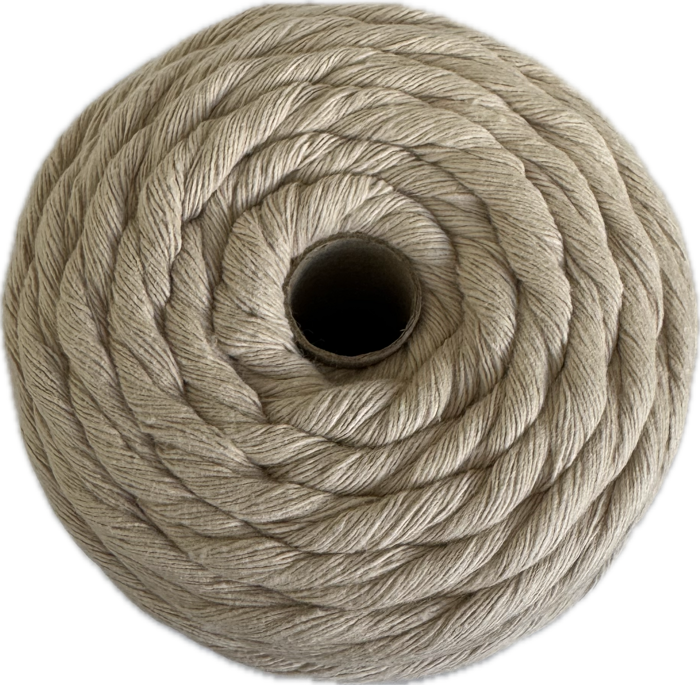 Premium Macrame Cord - 4mm Single Twist Beige 500g - 100% Cotton