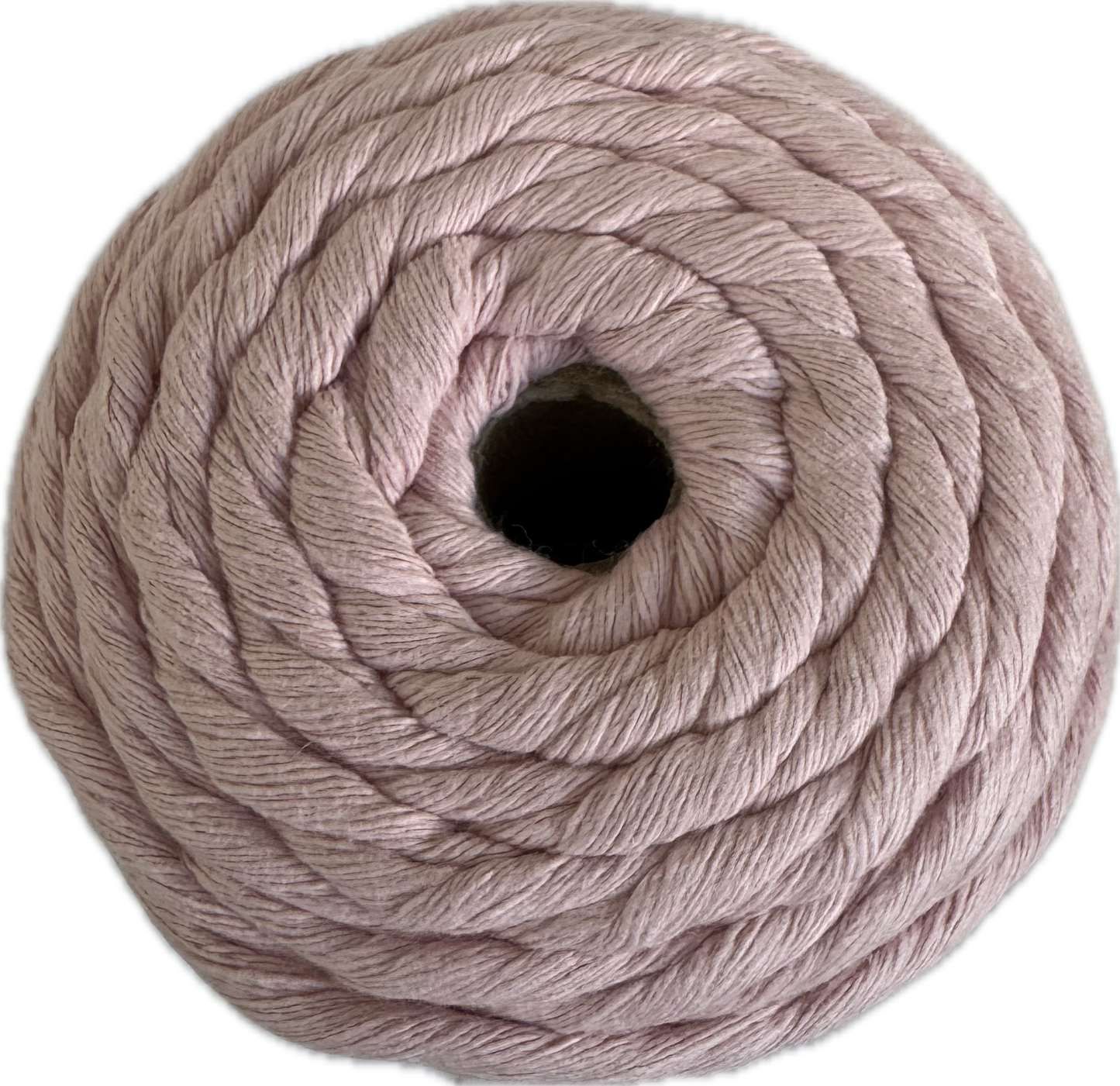Premium Macrame Cord - 4mm Single Twist Blush Pink 500g - 100% Cotton