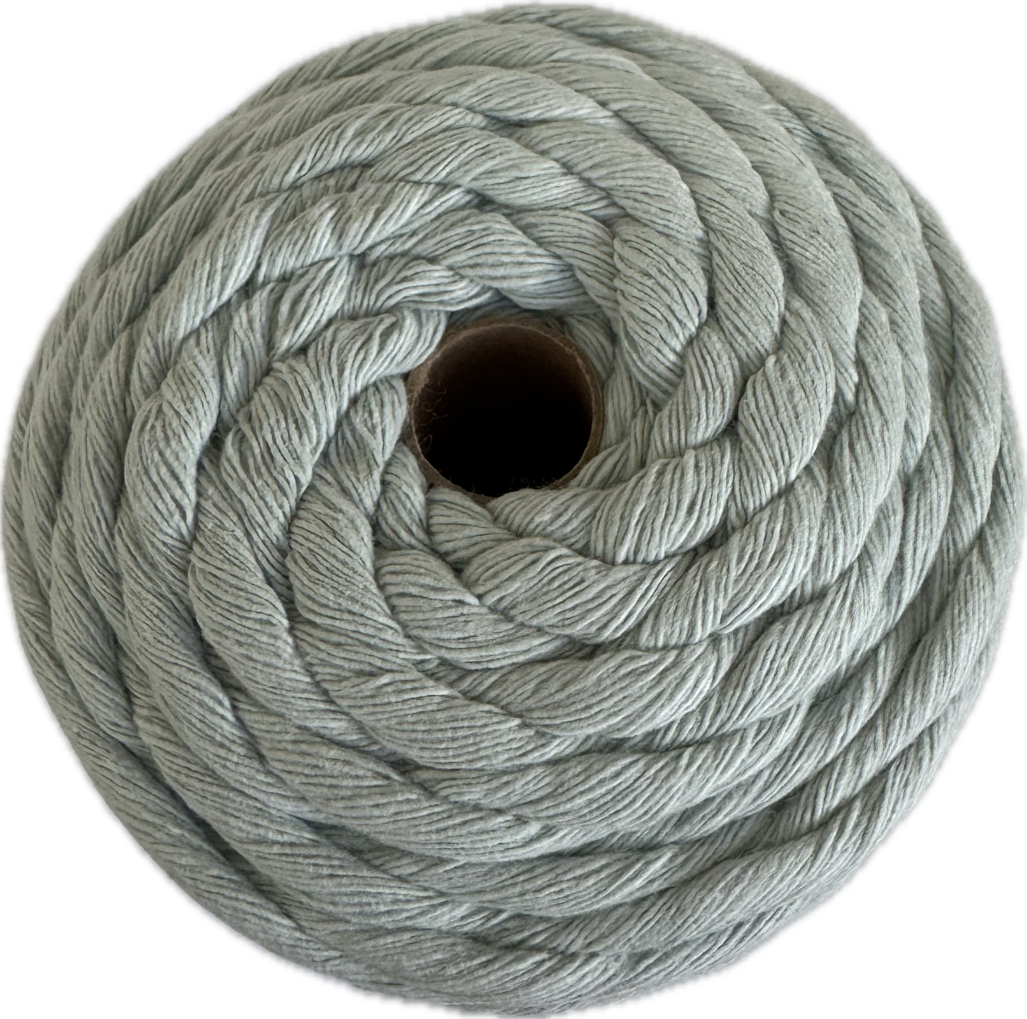 Premium Macrame Cord - 4mm Single Twist Pale Blue 500g - 100% Cotton