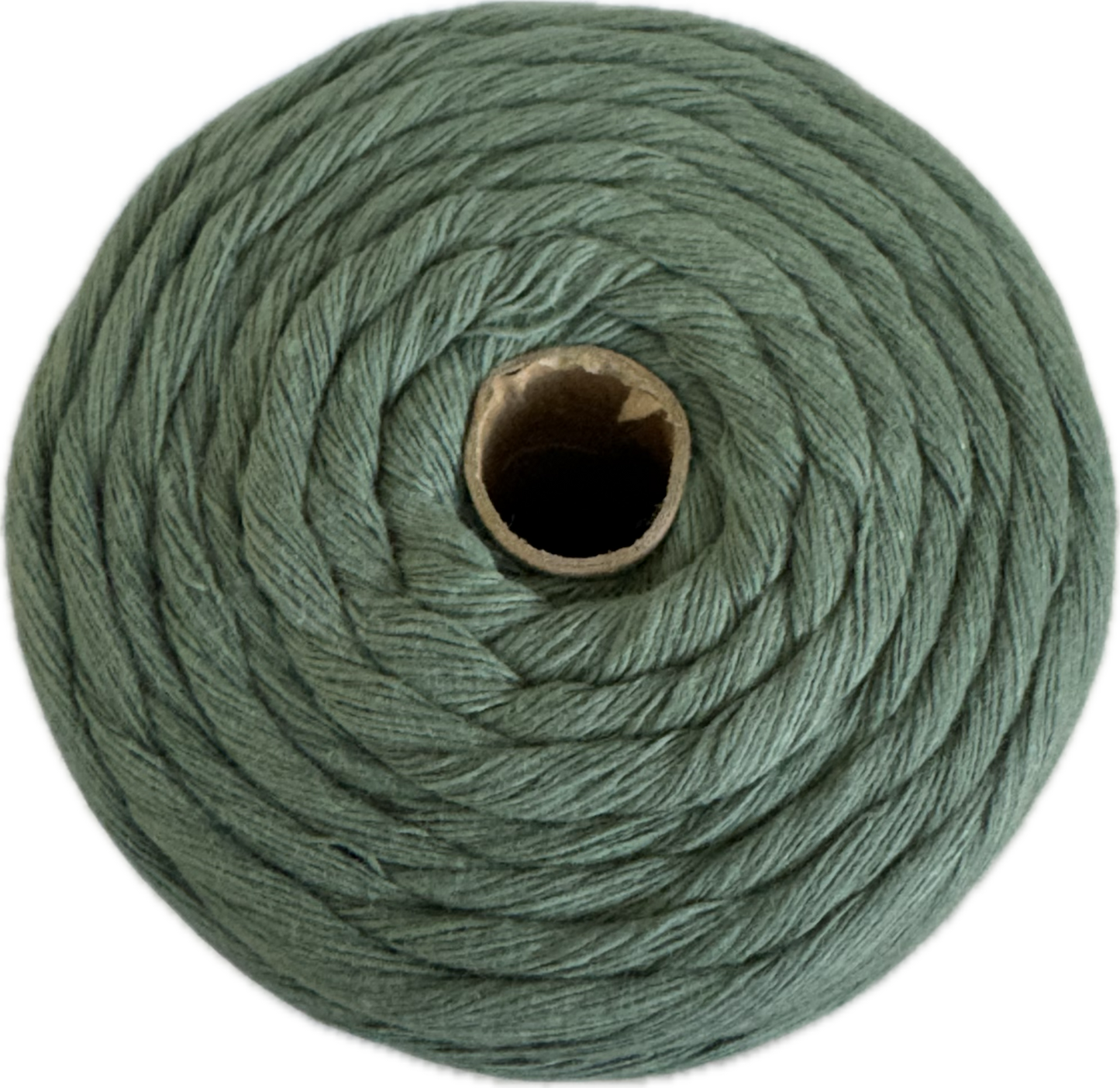Premium Macrame Cord - 4mm Single Twist Sage Green 500g - 100% Cotton