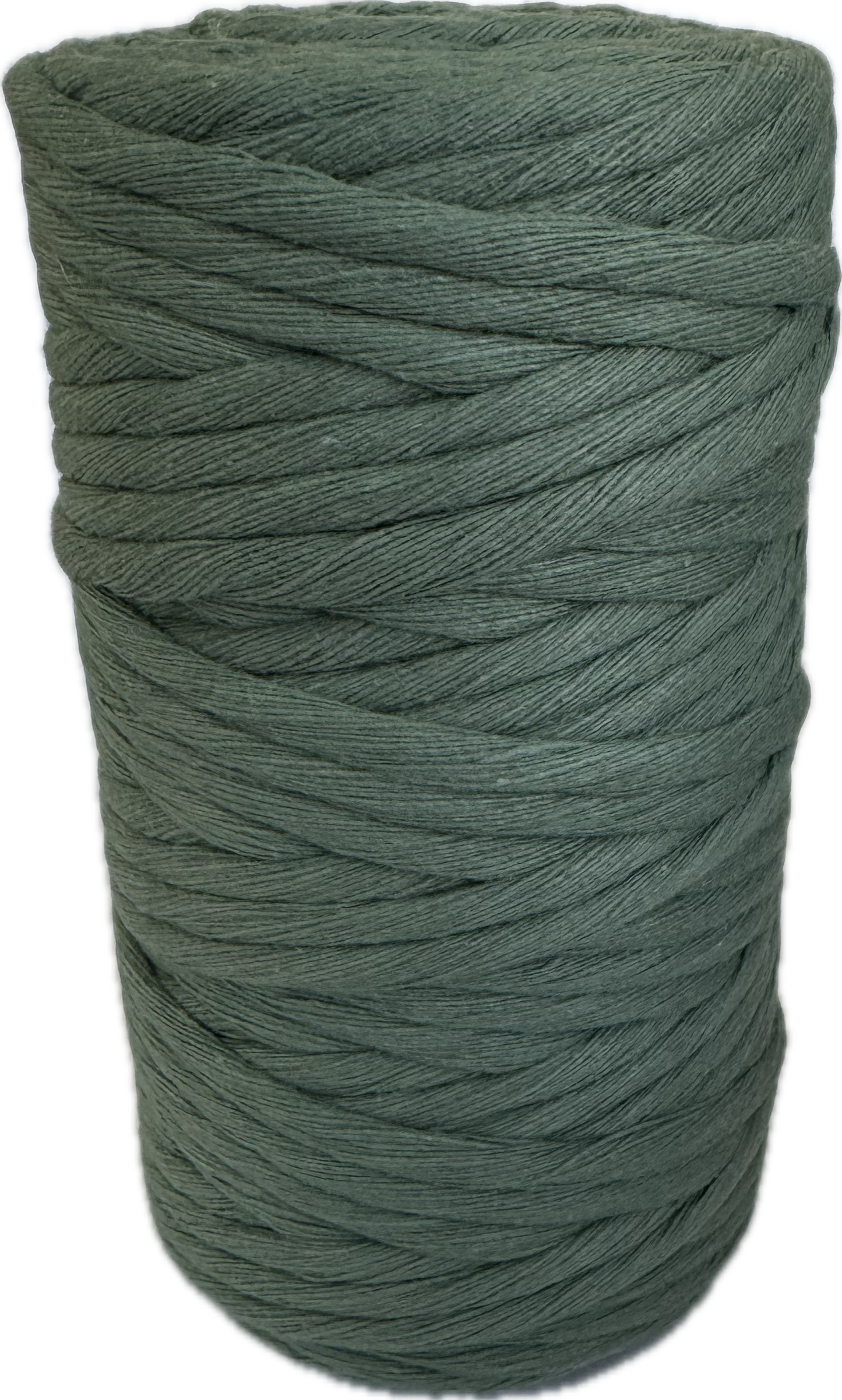 Premium Macrame Cord - 4mm Single Twist Sage Green 500g - 100% Cotton