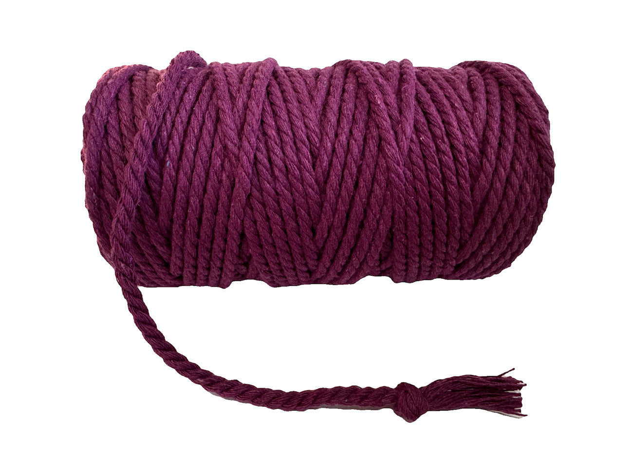 Macrame Cord Twisted - 309 5mm Magenta 500g