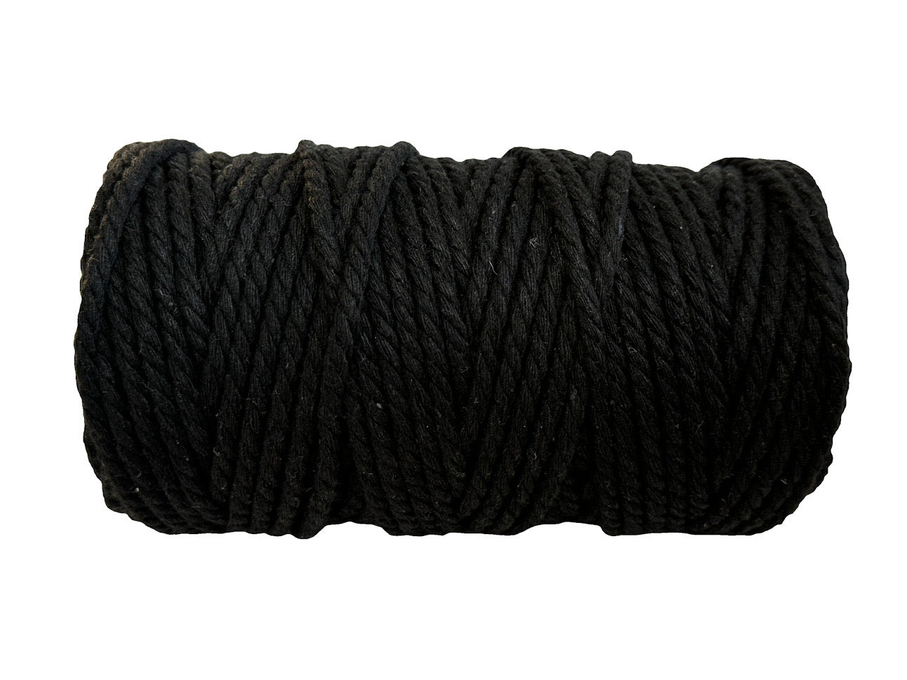Macrame Cord Twisted - 309 5mm Black 500g