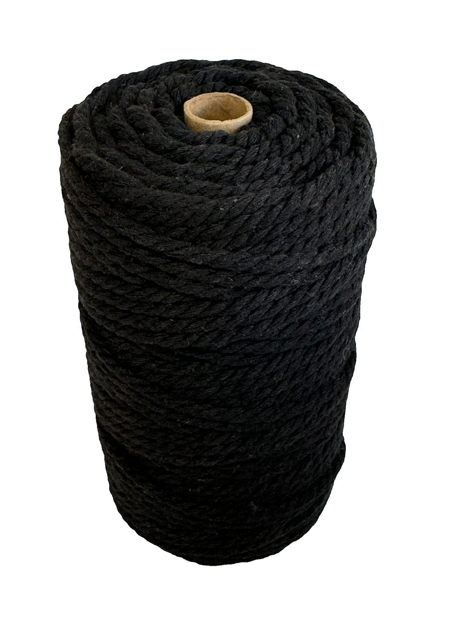 Macrame Cord Twisted - 309 5mm Black 500g