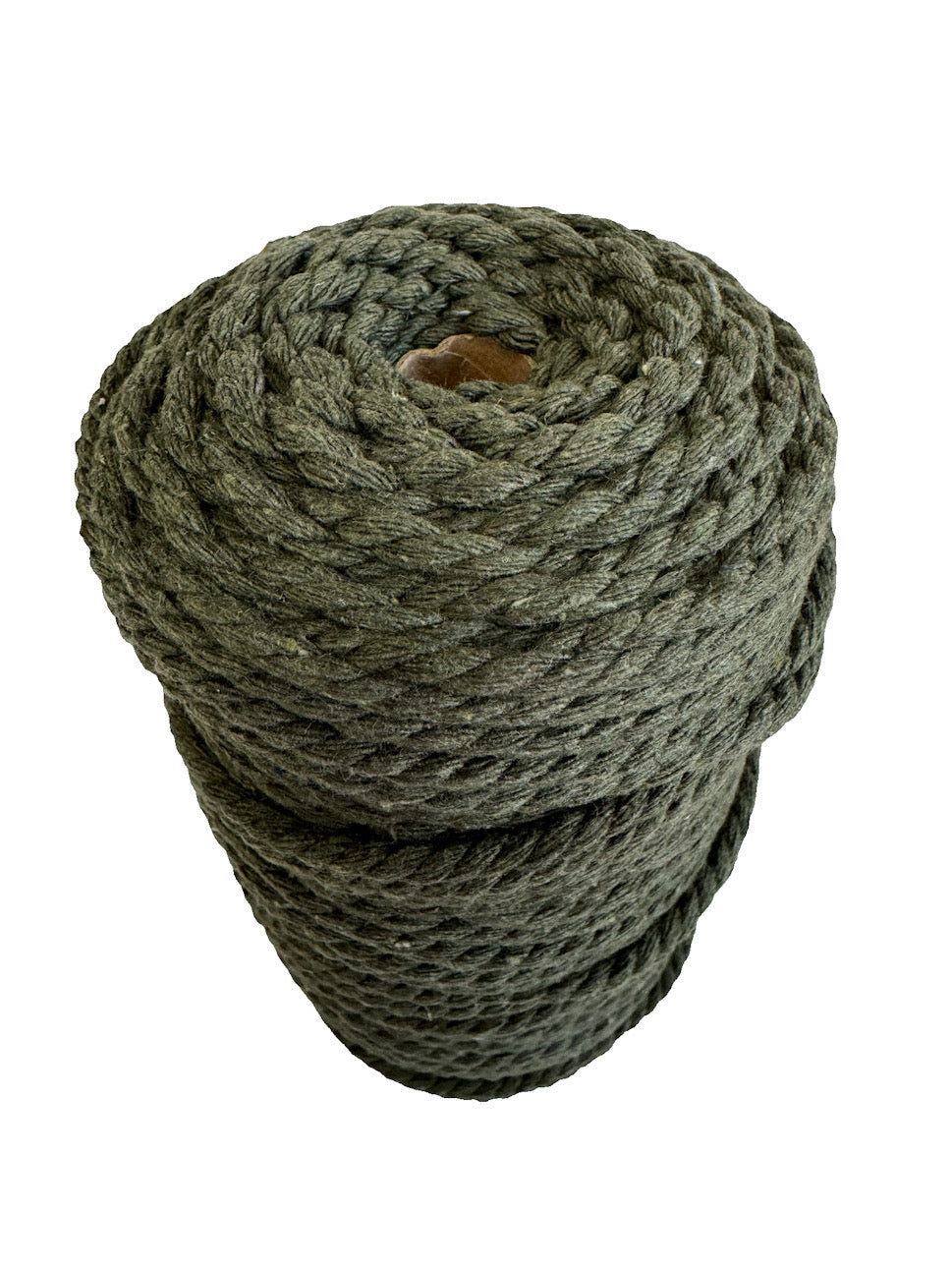 Macrame Cord Twisted - 309 5mm Army Green 500g