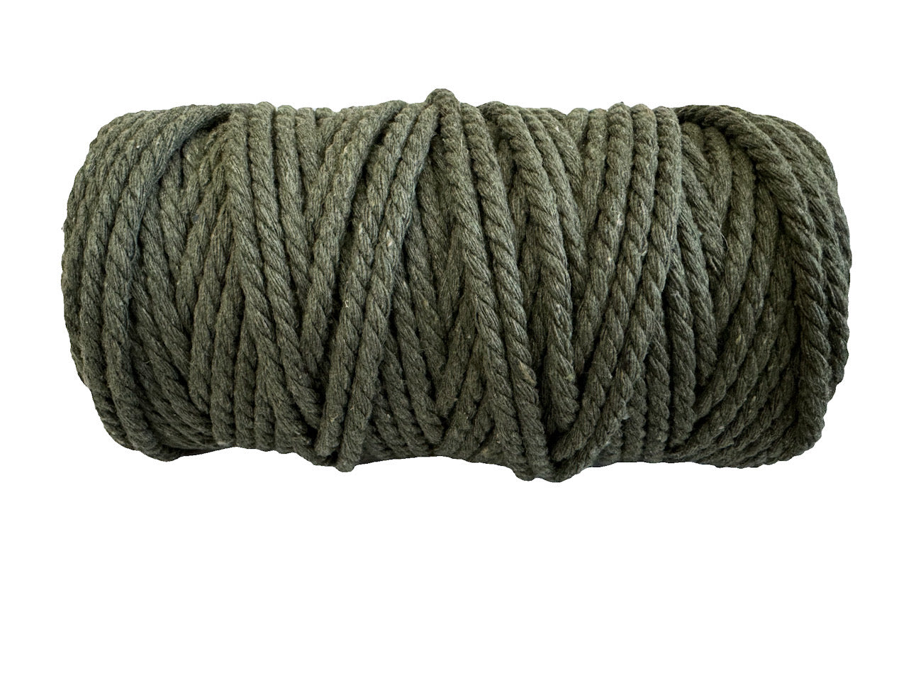 Macrame Cord Twisted - 309 5mm Army Green 500g