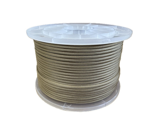 Paracord 550 Type III - 100% Nylon - 100m Golden Brown