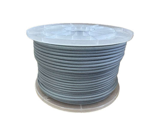 Paracord 550 Type III - 100% Nylon - 100m Grey
