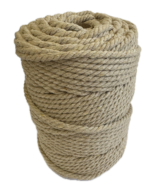 Macrame Cord Twisted - 306 3mm Biscuit 250g