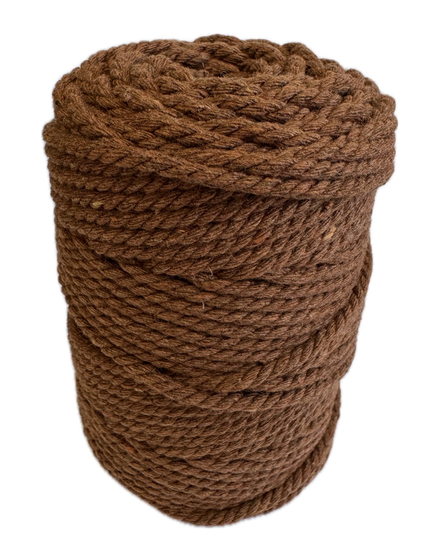 Macrame Cord Twisted - 306 3mm Mustard Brown 250g