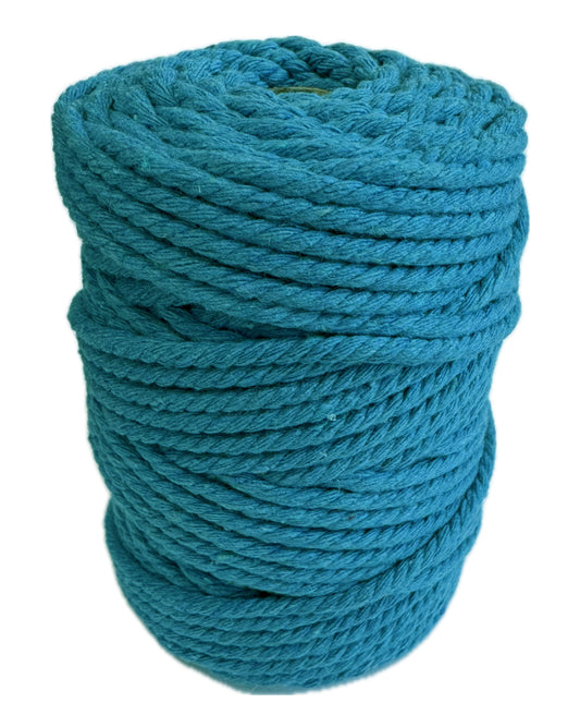 Macrame Cord Twisted - 306 3mm Fizori Blue 250g