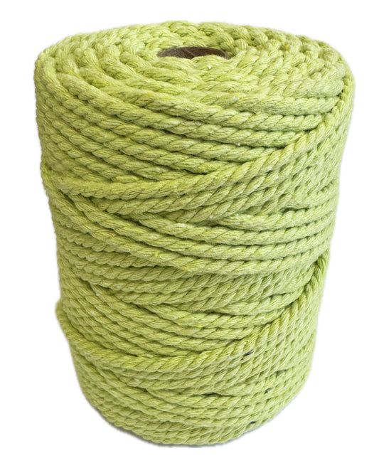 Macrame Cord Twisted - 306 3mm Light Apple Green 250g