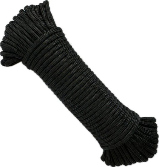 Paracord 550 Type III - 100% Nylon - 15m Black