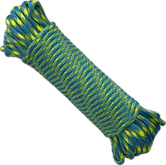 Paracord 550 Type III - 100% Nylon - 15m Blue and Yellow