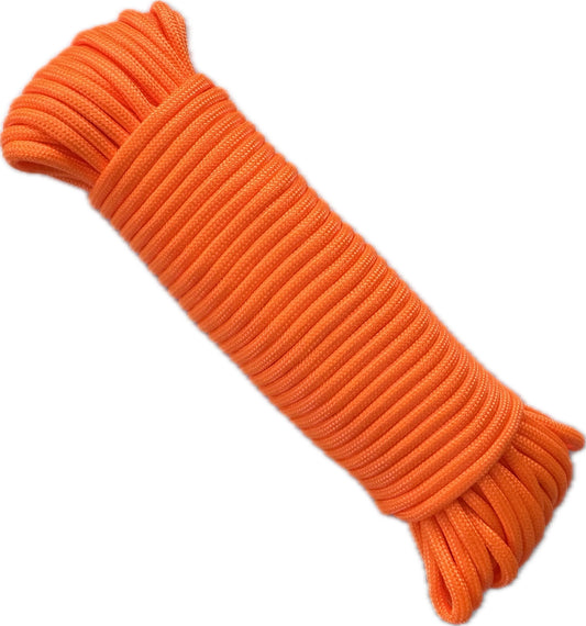 Paracord 550 Type III - 100% Nylon - 15m Bright Orange