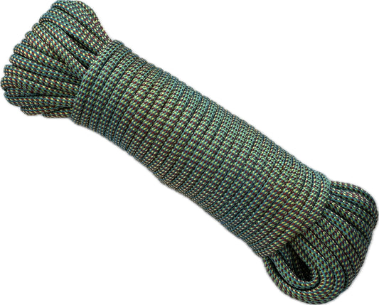 Paracord 550 Type III - 100% Nylon - 15m Red, Blue and Yellow