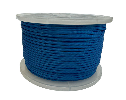 Paracord 550 Type III - 100% Nylon - 100m Blue