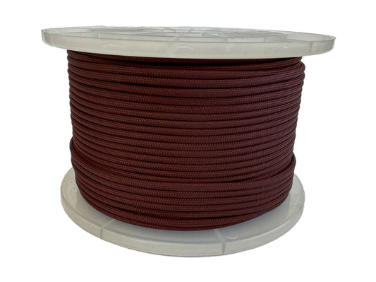 Paracord 550 Type III - 100% Nylon - 100m Burgundy