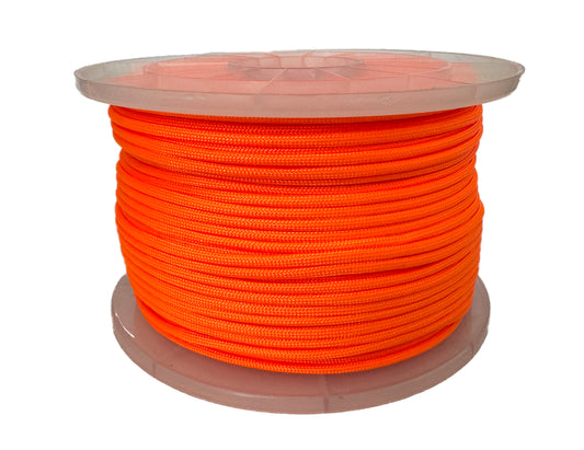 Paracord 550 Type III - 100% Nylon - 100m Orange
