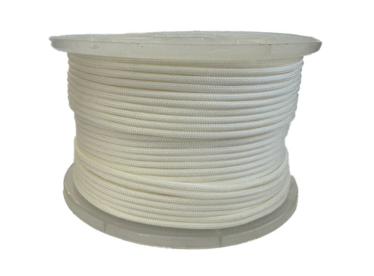 Paracord 550 Type III - 100% Nylon - 100m White