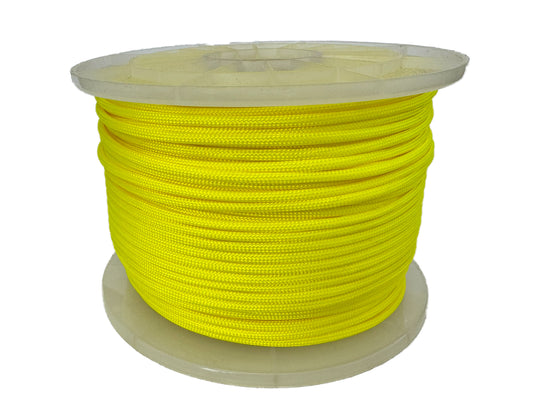 Paracord 550 Type III - 100% Nylon - 100m Yellow
