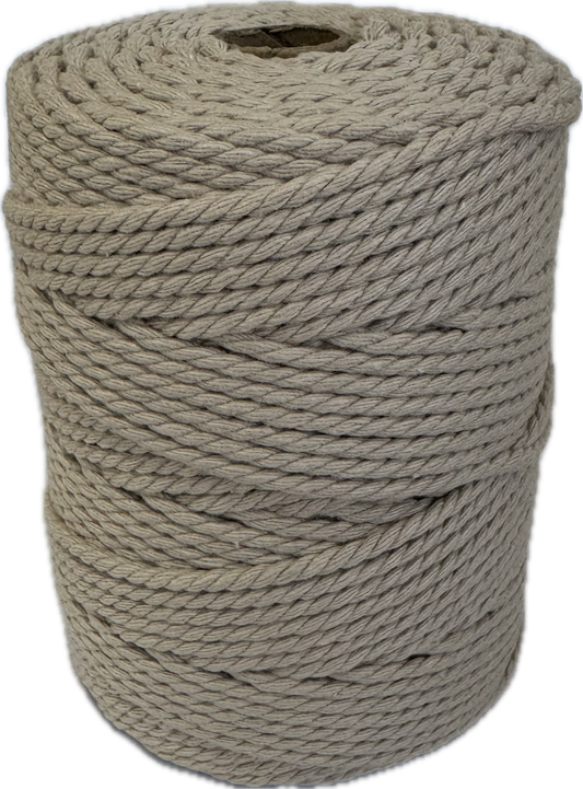 Premium Macrame Cord - 304 2mm Beige 250g - 100% Cotton