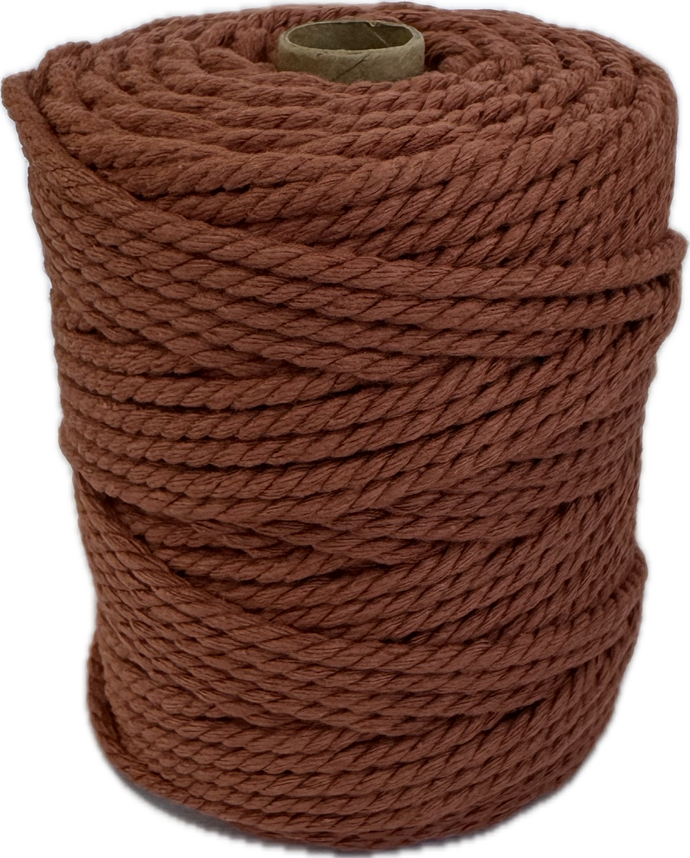 Premium Macrame Cord - 306 3mm Terracotta 250g - 100% Cotton – Primal Cords