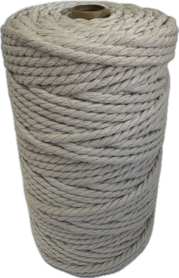 Premium Macrame Cord - 309 4mm Beige 500g - 100% Cotton – Primal Cords