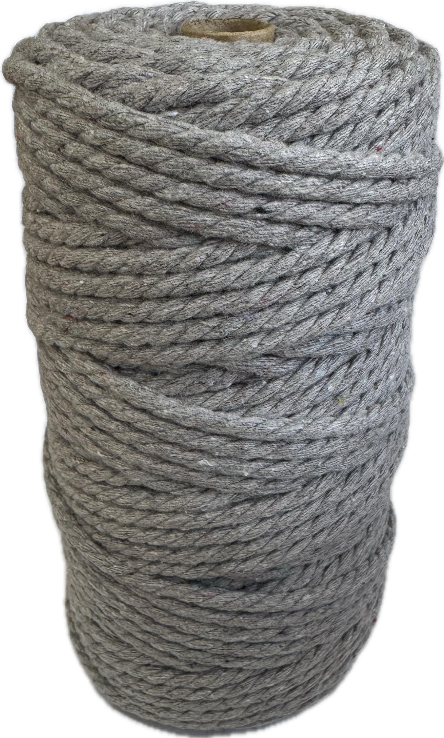 Macrame Cord Twisted - 309 5mm Grey Melange 500g