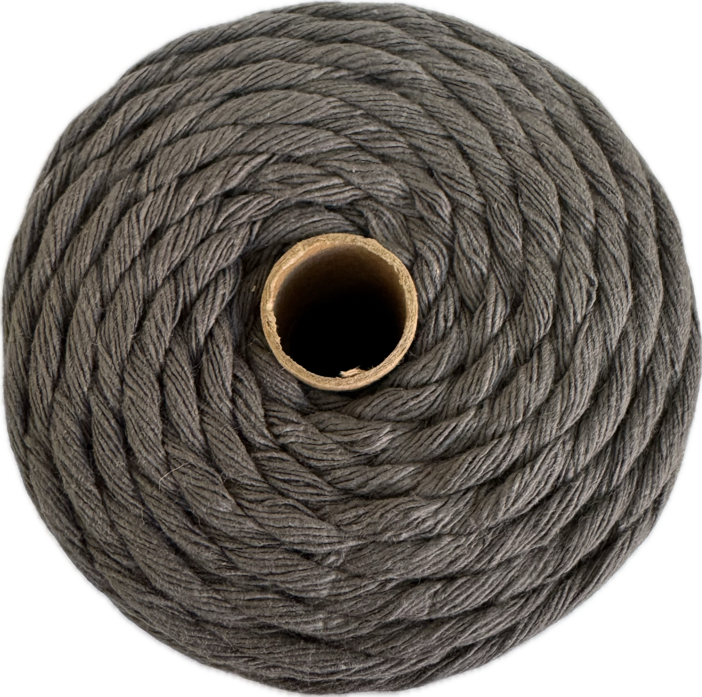 Premium Macrame Cord - 3mm Single Twist Dark Grey 250g - 100% Cotton