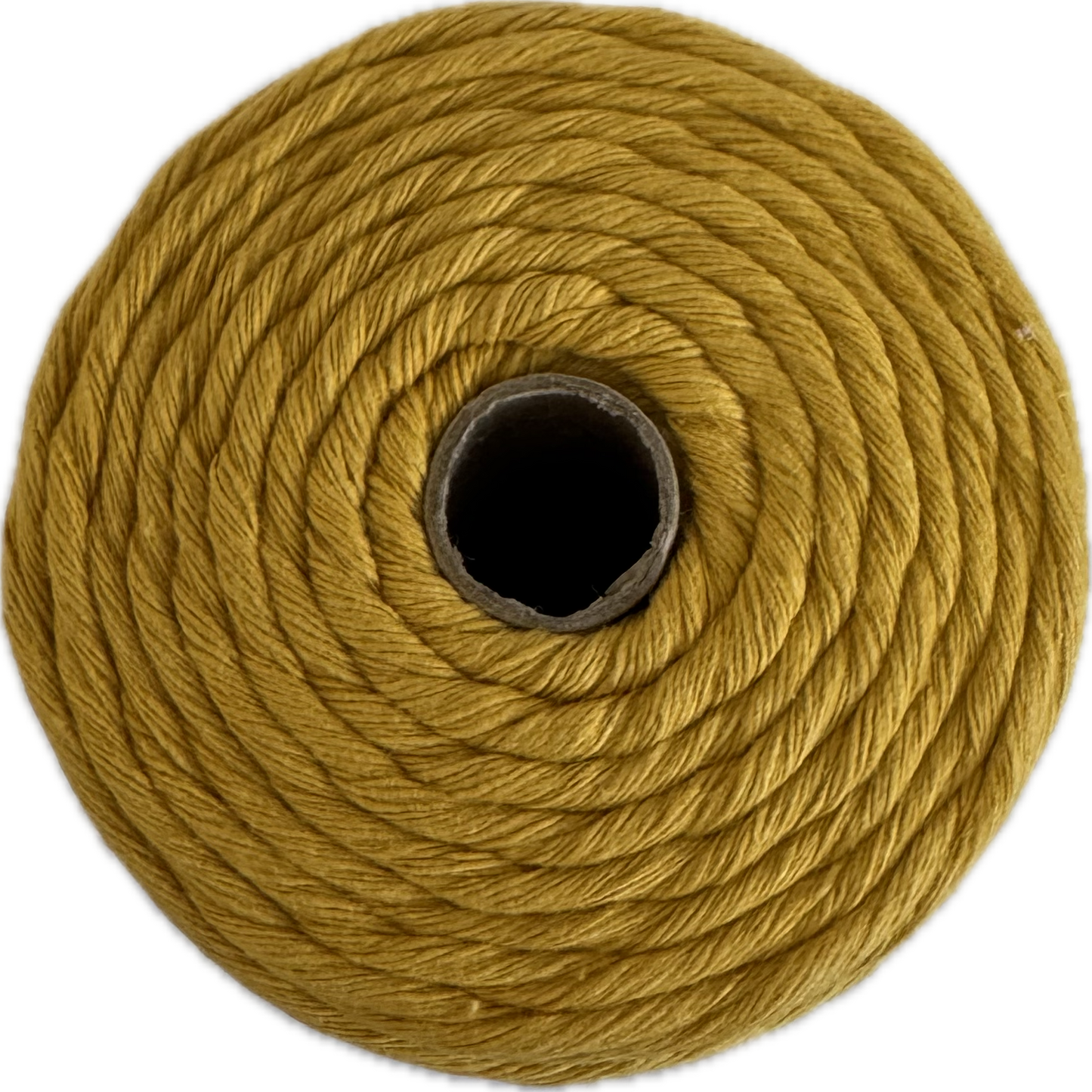 Premium Macrame Cord - 3mm Single Twist Mustard 250g - 100% Cotton