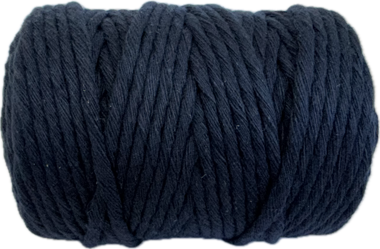 Premium Macrame Cord - 3mm Single Twist Navy 250g - 100% Cotton