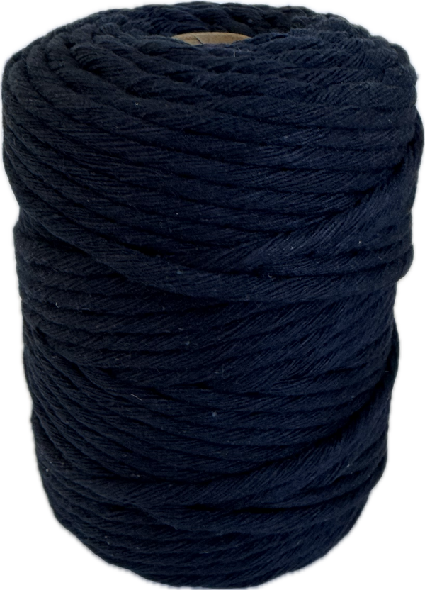 Premium Macrame Cord - 3mm Single Twist Navy 250g - 100% Cotton ...